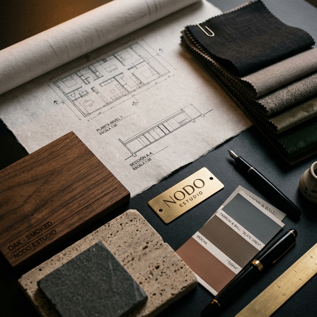 Equipo de NODO Estudio trabajando en diseño comercial