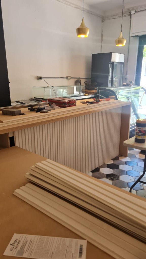 Visitas a obra - Mostrador y remodelación
